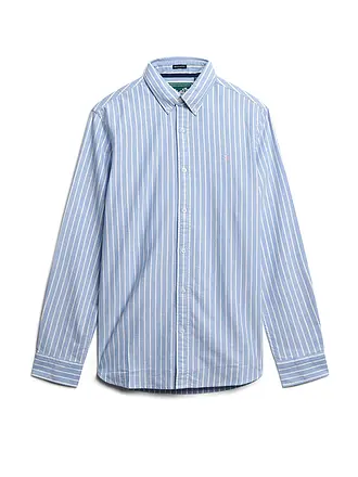 SUPERDRY | Hemd Casual Fit | blau